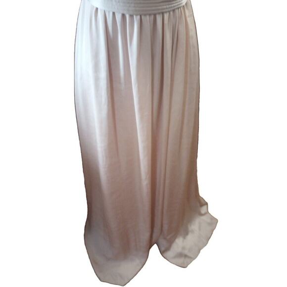 White By Vera Wang Dress Strapless W/Pockets Champagne Sz 2 Wedding Gown Prom - Picture 5 of 13
